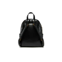 Zaino con logo all-over e catena nero