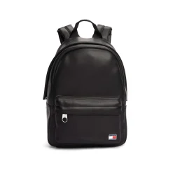 Zaino Essential con placchetta e logo nero