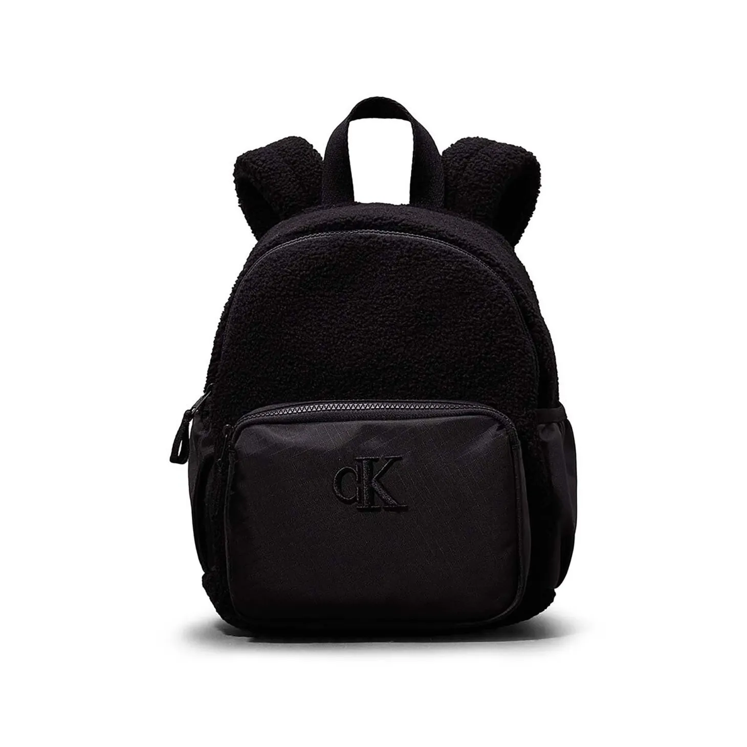Zaino in teddy nero
