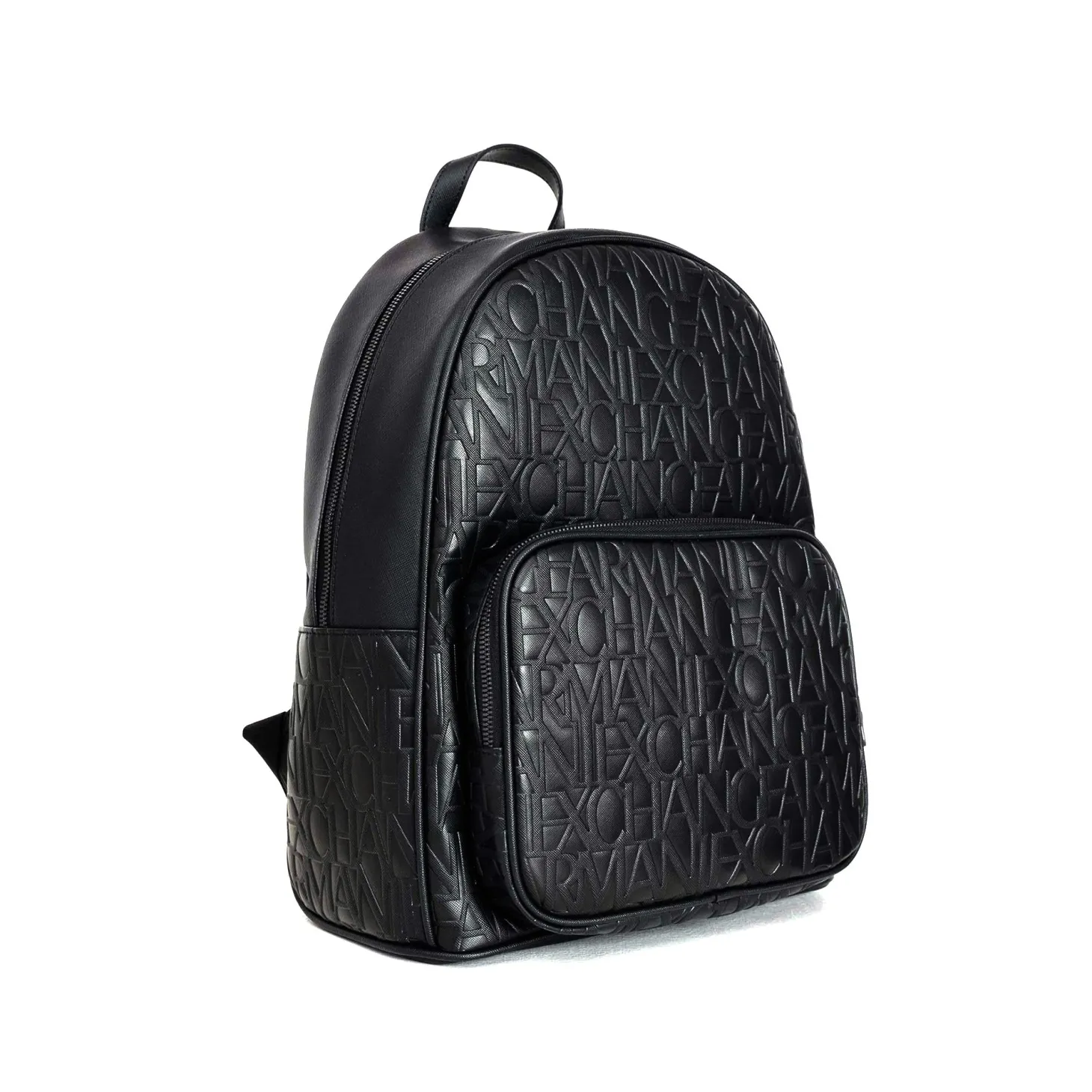 Zaino logo all over nero