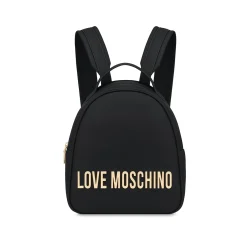 Zaino small con maxi logo lettering nero